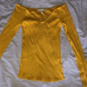 Express yellow blouse sz small